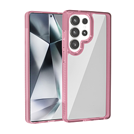 Galaxy S25 Ultra Hybrid Case with Air Cushion Technology - PINK (Only Ground Shipping)