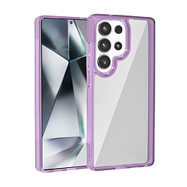 Galaxy S25 Ultra Hybrid Case with Air Cushion Technology - PURPLE (Only Ground Shipping)