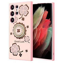 Galaxy S25 Ultra Luxury Diamond Shiny Cases - PINK (Only Ground Shipping)