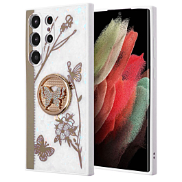 Galaxy S25 Ultra Luxury Shiny Cases - WHITE (Only Ground Shipping)
