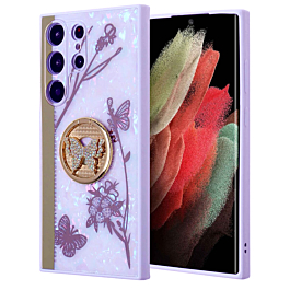 Galaxy S25 Ultra Luxury Shiny Cases - PURPLE (Only Ground Shipping)