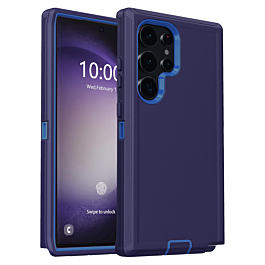 Heavy Duty Case for Galaxy S25 Ultra (NAVY BLUE) (Only Ground Shipping)