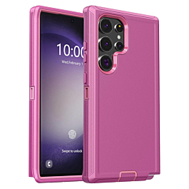 Heavy Duty Case for Galaxy S25 Ultra (HOT PINK) (Only Ground Shipping)