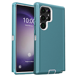Heavy Duty Case for Galaxy S25 Ultra (TEAL) (Only Ground Shipping)