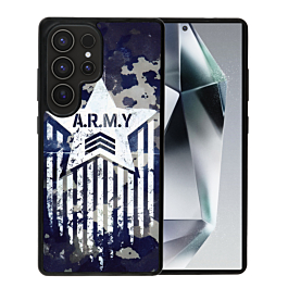 Printing Aluminum Plate Case - A.R.M.Y for Galaxy S25 Ultra (Only Ground Shipping)