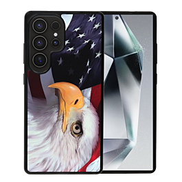 Printing Aluminum Plate Case - EAGLE for Galaxy S25 Ultra (Only Ground Shipping)