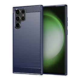 Flexible TPU Rubber Case - BLUE for Galaxy S25 Ultra (Only Ground Shipping)