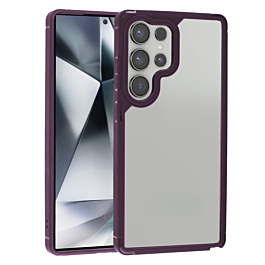 Luxury Shockproof Clear Case - PURPLE for Galaxy S25 Ultra (Only Ground Shipping)