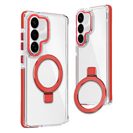 Magnetic Circle Stand with MagSafe Case - RED for Galaxy S26 Plus (Only Ground Shipping)