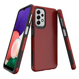 Galaxy A23 5G Shock Absorption Protective Dual Layer Case - RED (Only Ground Shipping)