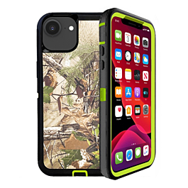 Heavy Duty Case - (CAMO GREEN) for iPhone 16e / 17e (Only Ground Shipping)