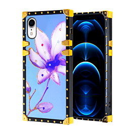 Square Case with BLUE Light Design - 2 for iPhone XR (Only Ground Shipping)