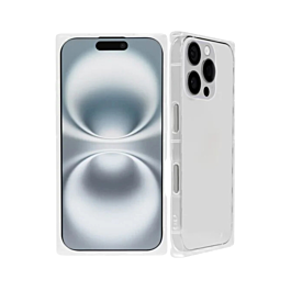 Square Clear Case - CLEAR for iPhone 16 Pro Max (Only Ground Shipping)