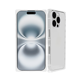 Square Clear Case - CLEAR for iPhone 16 Pro (Only Ground Shipping)