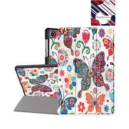 Old Style Notebook Design Case - BUTTERFLY for Galaxy Tab A9 Plus 2023 (11") / Tab A11 Plus 2025 (11") (Only Ground Shipping)