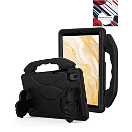Hand - Held Stand Kids Case - BLACK for Galaxy Tab A9 Plus 2023 (11") / Tab A11 Plus 2025 (11") (Only Ground Shipping)