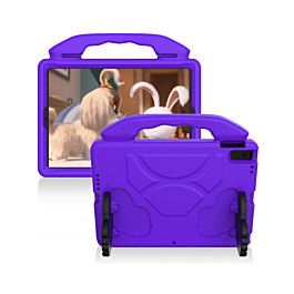 Hand - Held Stand Kids Case - PURPLE for iPad 5 (2017) / iPad 6 (2018) / Air 1 / Air 2 / Pro 9.7 (Only Ground Shipping)