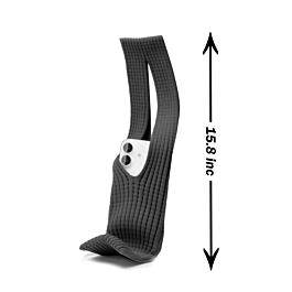 SHORT Soft Stretch Knit Phone Sleeve - BLACK (Only Ground Shipping)