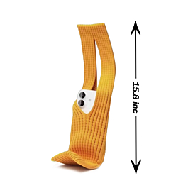 SHORT Soft Stretch Knit Phone Sleeve - GOLD (Only Ground Shipping)