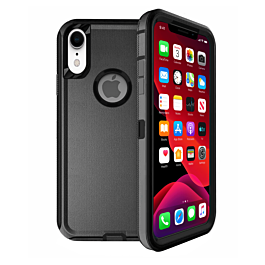 Heavy Duty Case for iPhone XR (BLACK) (Only Ground Shipping)