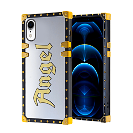 Square Case with Mirror Design - Style 5 for iPhone XR (Only Ground Shipping)