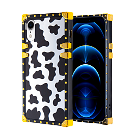 Square Case with Mirror Design - Style 6 for iPhone XR (Only Ground Shipping)