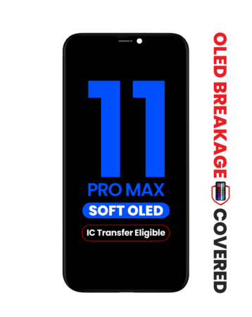OLED Assembly for iPhone 11 Pro Max (Aftermarket Soft / QV8) (IC Transfer Eligible) (Exclusive OLED Breakage Warranty)