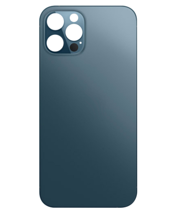 Buy the Back Glass with Bigger Camera Hole for iPhone 12 Pro Max NO LOGO PACIFIC BLUE.

