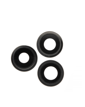 Back Camera Lens with Bracket for iPhone 12 Pro Max (GRAPHITE) (3 Piece Set) (Premium)