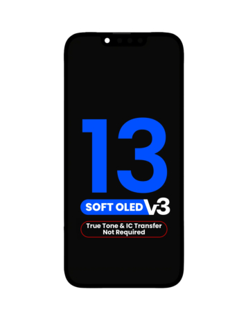 OLED Assembly for iPhone 13 (True Tone Programming and IC Transfer NOT REQUIRED) (Aftermarket QV8 V3 / Soft)
