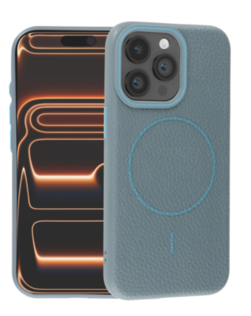 Magnetic Leather Soft Cases - WAYNE BLUE for iPhone 13 Pro (Only Ground Shipping)
