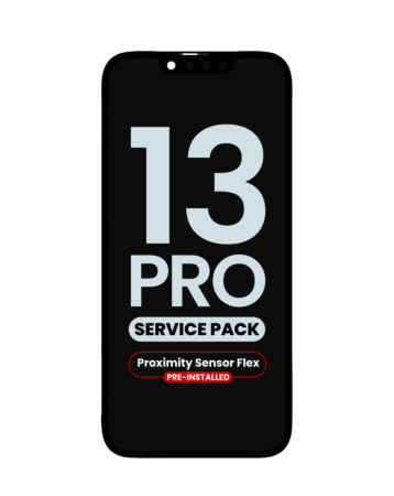 Grab the wholesale deals on the OLED Assembly with Proximity Sensor Flex Pre-Installed for iPhone 13 Pro Service Pack.
