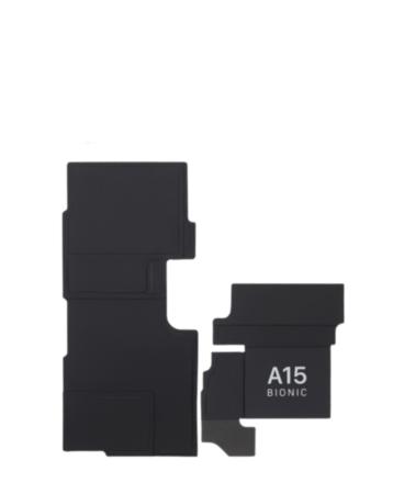 Order the 2-piece mainboard heat shield set, pack of 10, for iPhone 13 Pro Max.

