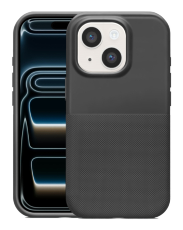 Dotted Texture Magnetic Phone Case (BLACK) for iPhone 13 / 14 (Only Ground Shipping)