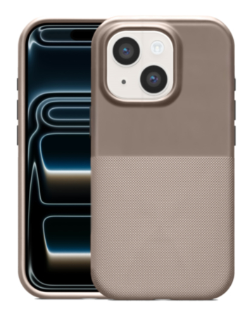 Dotted Texture Magnetic Phone Case (BROWN) for iPhone 13 / 14 (Only Ground Shipping)