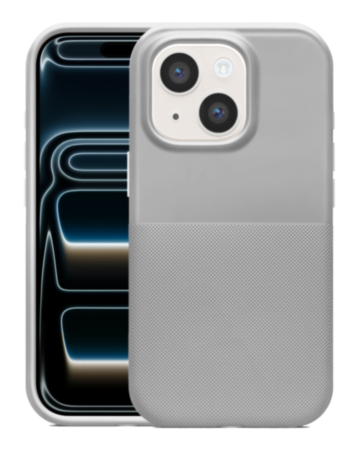 Dotted Texture Magnetic Phone Case (GRAY) for iPhone 13 / 14 (Only Ground Shipping)