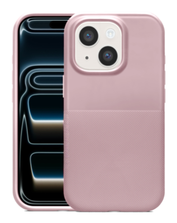 Dotted Texture Magnetic Phone Case (PINK) for iPhone 13 / 14 (Only Ground Shipping)