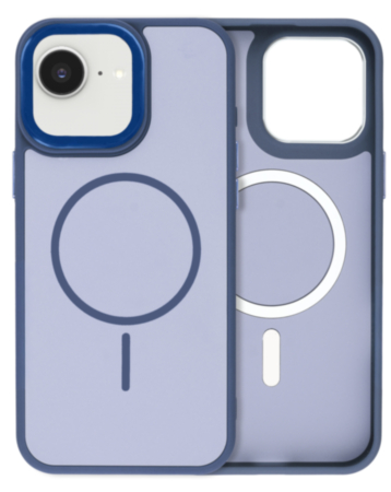 Dual Layer MagSafe Armor Case (NAVY BLUE) for iPhone 13 / 14 / 16e / 17e (Only Ground Shipping)