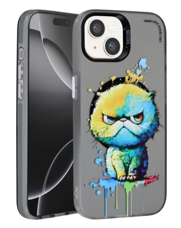 Animal Graffiti Design Wireless Charging Case - Style 8 for iPhone 13 / 14 (Only Ground Shipping)