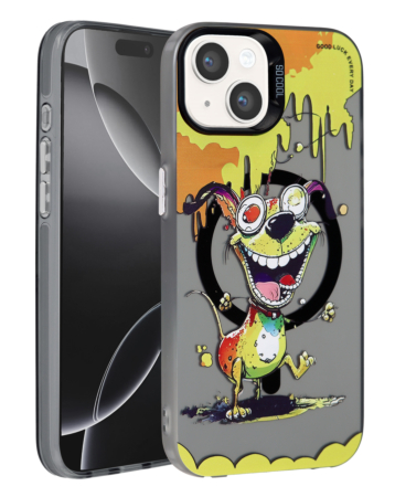 Animal Graffiti Design Wireless Charging Case - Style 13 for iPhone 13 / 14 (Only Ground Shipping)