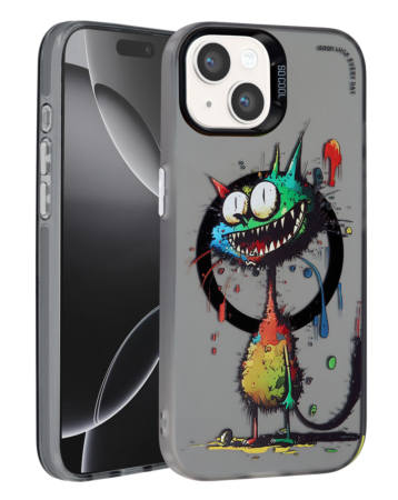 Animal Graffiti Design Wireless Charging Case - Style 9 for iPhone 13 / 14 (Only Ground Shipping)
