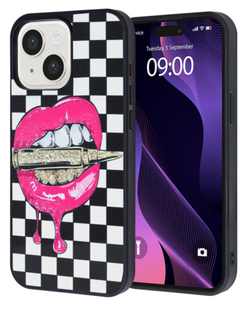 Printing Aluminum Plate Case - LIP for iPhone 13 / 14 (Only Ground Shipping)