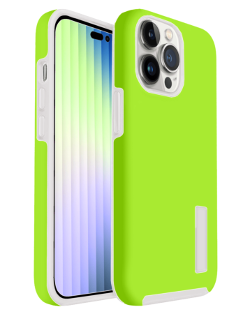 Dual Layer Protection Case - GREEN for iPhone 14 Pro (Only Ground Shipping)