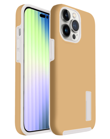 Dual Layer Protection Case - GOLD for iPhone 14 Pro Max (Only Ground Shipping)