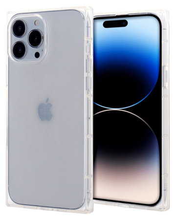 Square Clear Case - CLEAR for iPhone 14 Pro Max (Only Ground Shipping)