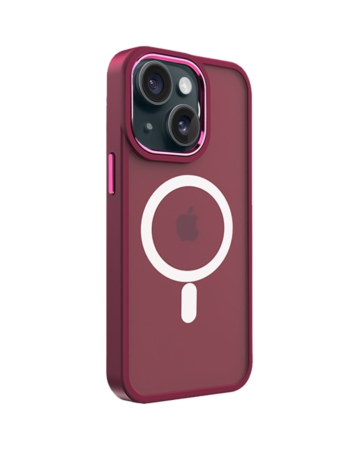 New Magnetic Wireless Charging Case - CHERRY for iPhone 15 (Only Ground Shipping)