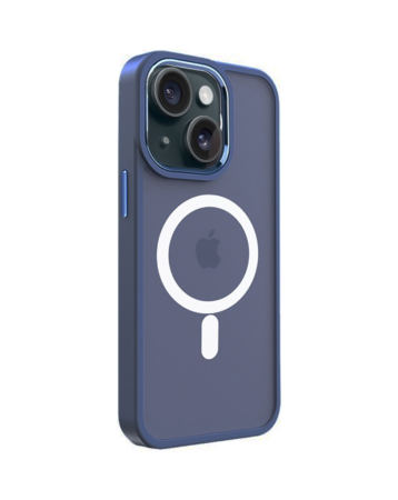 New Magnetic Wireless Charging Case - NAVY BLUE for iPhone 15 (Only Ground Shipping)