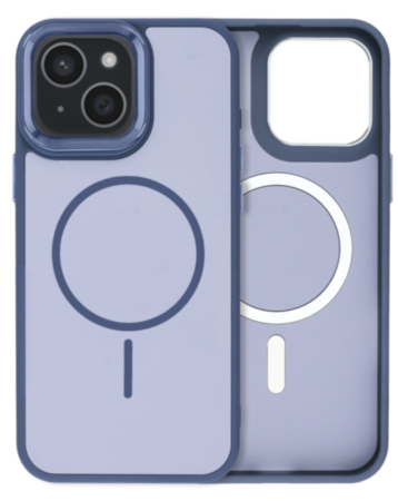 Dual Layer MagSafe Armor Case (NAVY BLUE) for iPhone 15 (Only Ground Shipping)