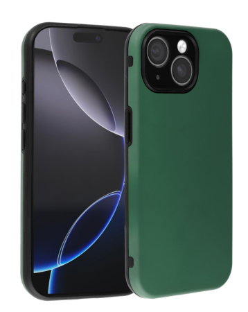 Full Cover New Design Silicone Case - GREEN for iPhone 15 (Only Ground Shipping)