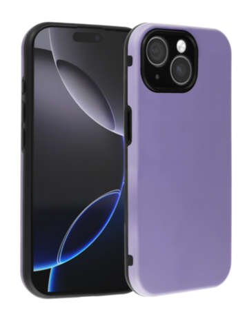 Full Cover New Design Silicone Case - LILAC for iPhone 15 (Only Ground Shipping)